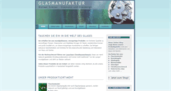 Desktop Screenshot of glasmanufaktur-greiner.de